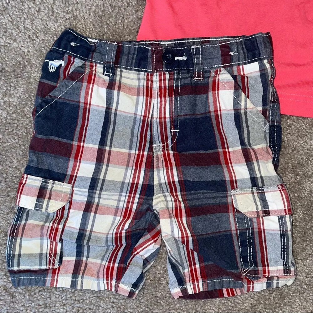 nautica/jumping‎ bean trio of 2t shorts/shirt - Picture 2 of 8